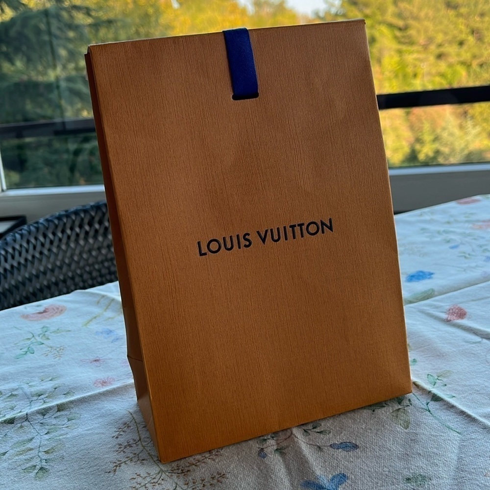 Louis Vuitton 6.25 x 8.25 small size gift bag